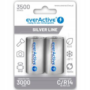 EverActive R14 AKUMULATORKI Baterie 2BL 3500 Silver Line NiMH
