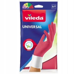 Vileda Rękawice Gumowe do Sprzątania Rozmiar S