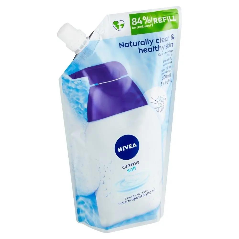 NIVEA KREMOWE MYDŁO W PŁYNIE CREME SOFT 500 ml - obrazek 10