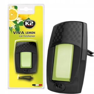 K2 VIVA LEMON ZAPACH SAMOCHODOWY NA NAWIEW MEMBRANOWY ZAPACH CYTRYNOWY