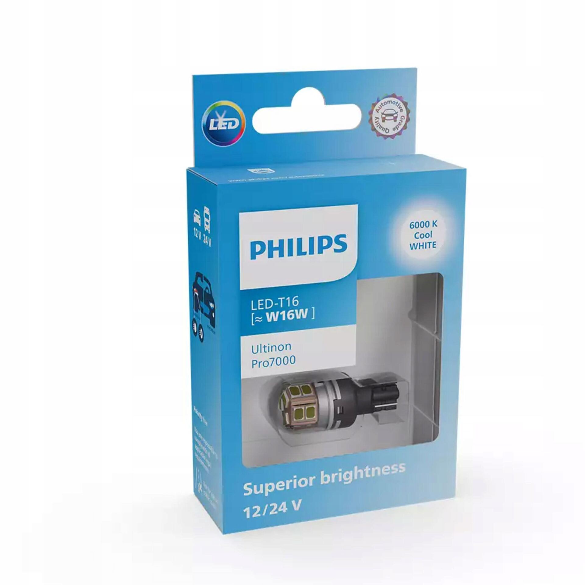 Żarówka Philips LED Ultinon Pro7000 W16W CU70 12/24V - obrazek 2