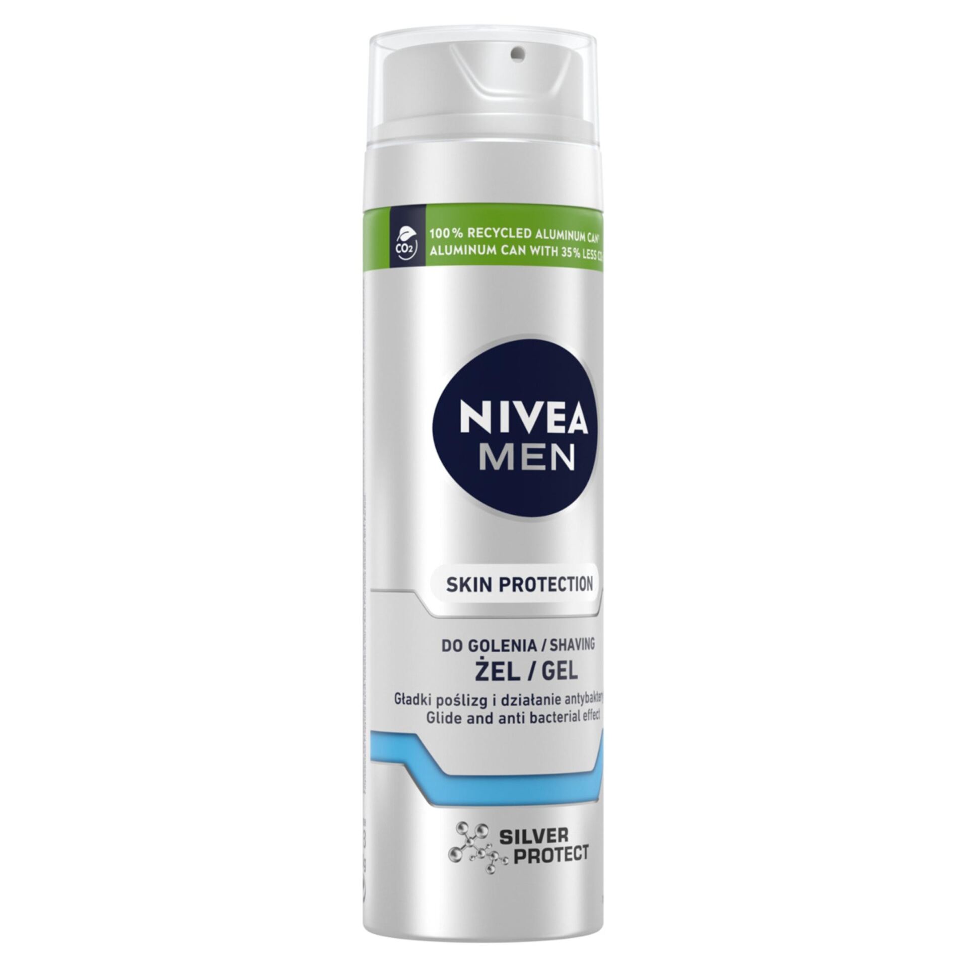 NIVEA MEN Żel do golenia Silver Protect 200 ml - obrazek 8