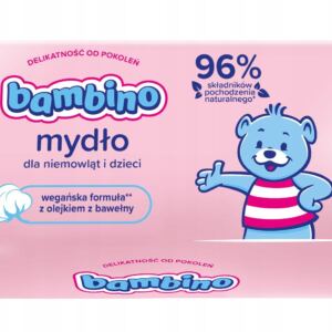 BAMBINO Mydło dla dzieci i niemowląt z lanoliną 90 g