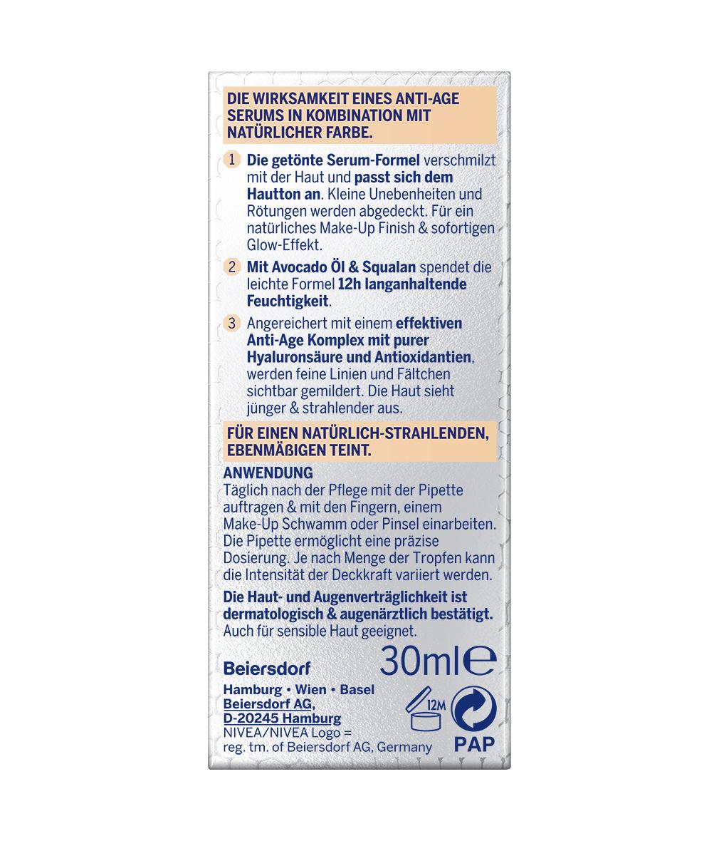 NIVEA HYALURON CELLULAR FILLER 3W1 SERUM-PODKŁAD kolor jasny, 30ml - obrazek 7