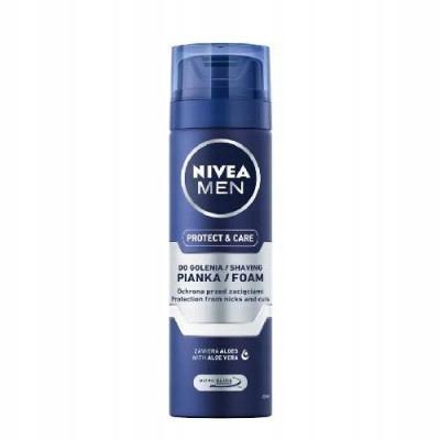 NIVEA MEN Pianka do golenia Protect&Care 200ml - obrazek 10