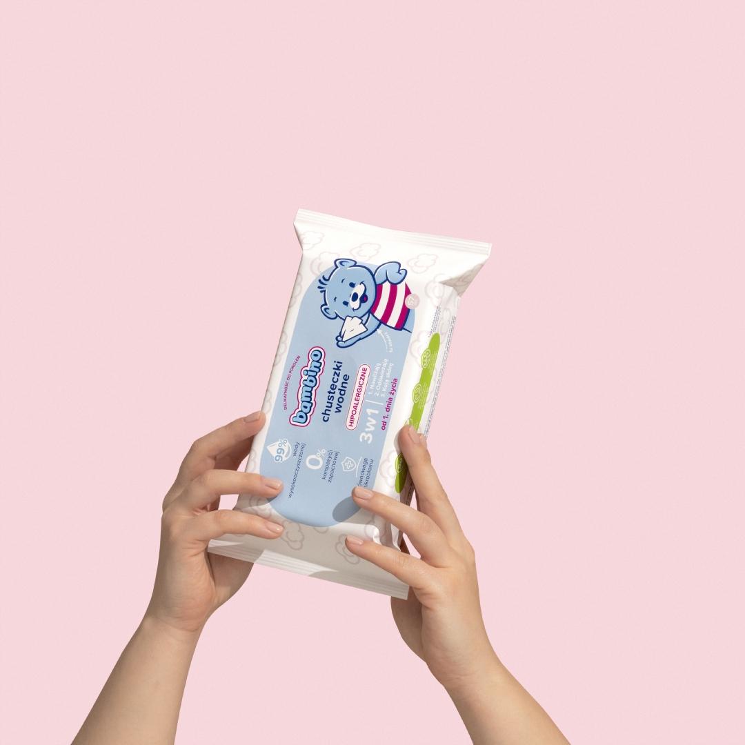 Bambino Chusteczki bezzapachowe 57 szt. - obrazek 3