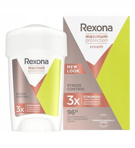 REXONA Stress Control Kremowy Antyperspirant w Sztyfcie dla kobiet 96h 45ml