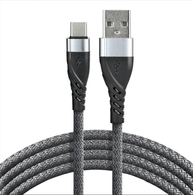 EverActive Kabel Do Ładowania USB-USB C 1m CBB-1CG Pleciony - obrazek 5