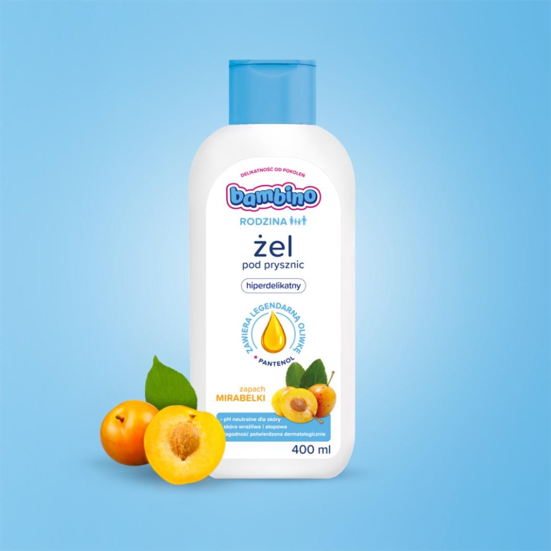 BAMBINO Żel pod prysznic Rodzina Mirabelka 400ml - obrazek 5