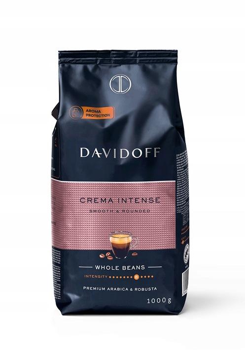 Davidoff Cafe Crema Intense 1 kg Kawa Ziarnista Arabika Robusta - obrazek 2
