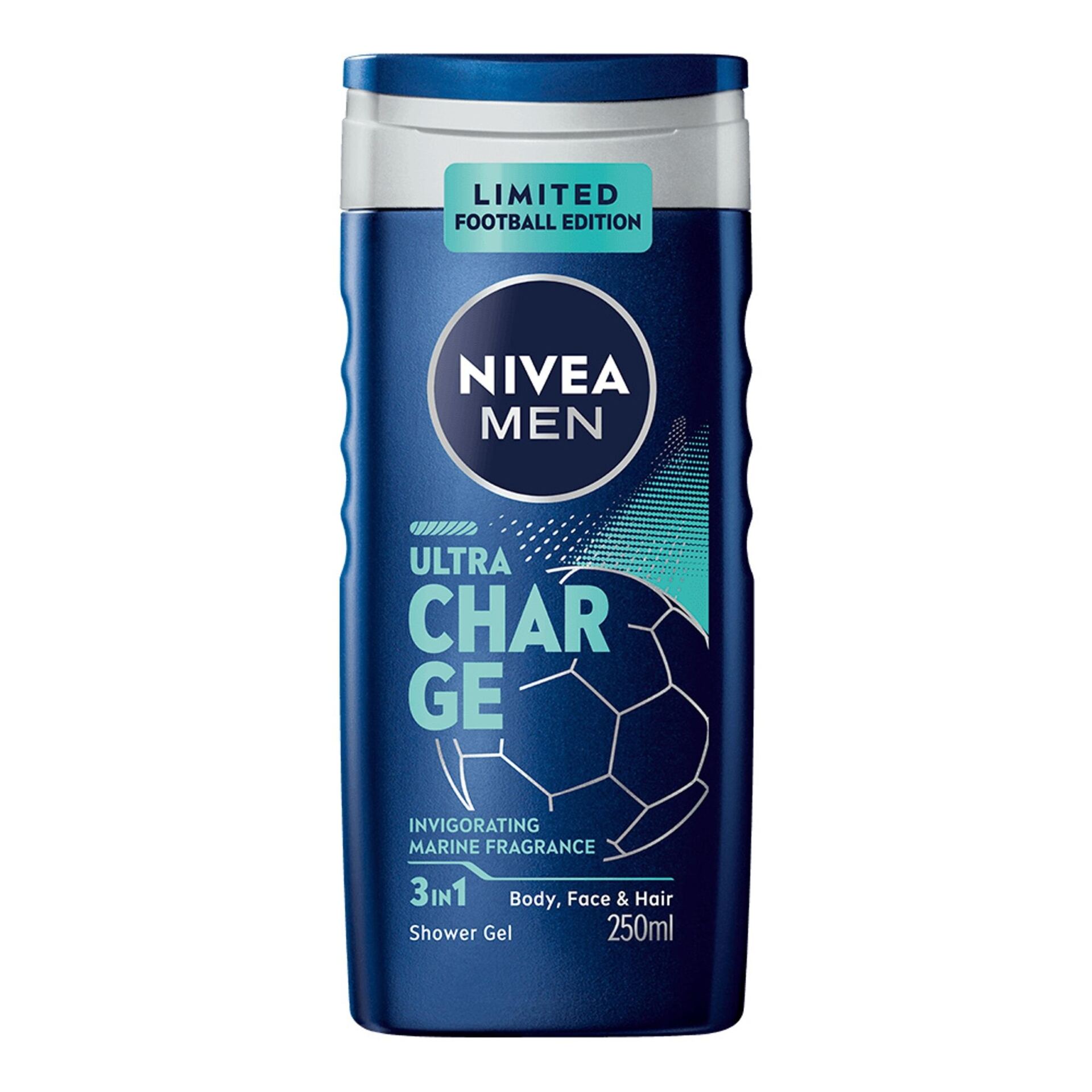 NIVEA MEN Ultra Charge Żel pod prysznic, 250 ml - obrazek 7