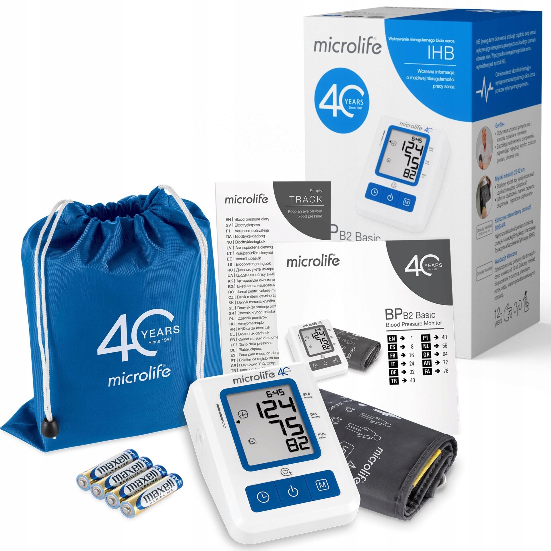 Microlife Ciśnieniomierz Naramienny Elektroniczny BP B2 Basic+zasilacz - obrazek 7