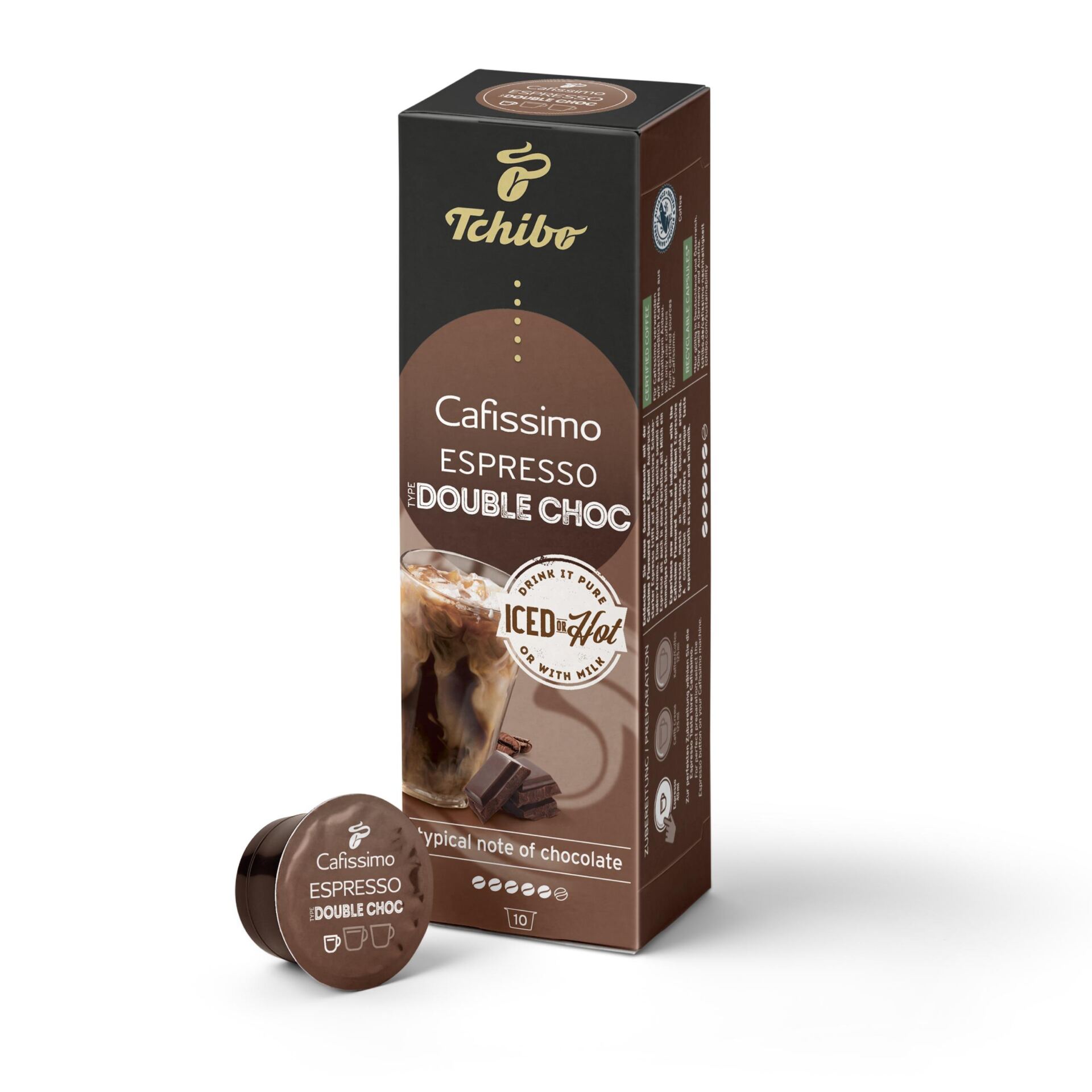 Tchibo Cafissimo Espresso Double Chocolate Kawa kapsułki (10 kapsułek) - obrazek 6