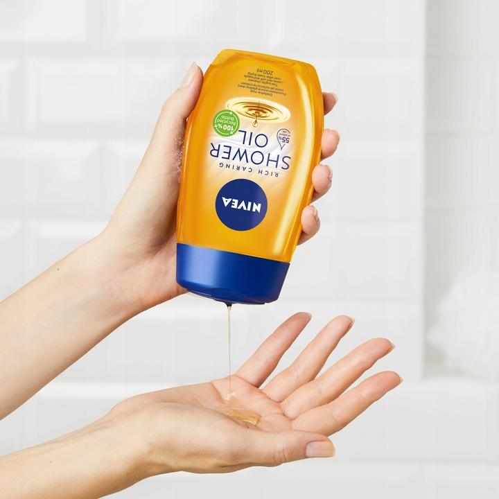 NIVEA NATURAL OIL PIELĘGNUJĄCY OLEJEK POD PRYSZNIC 200 ml - obrazek 14