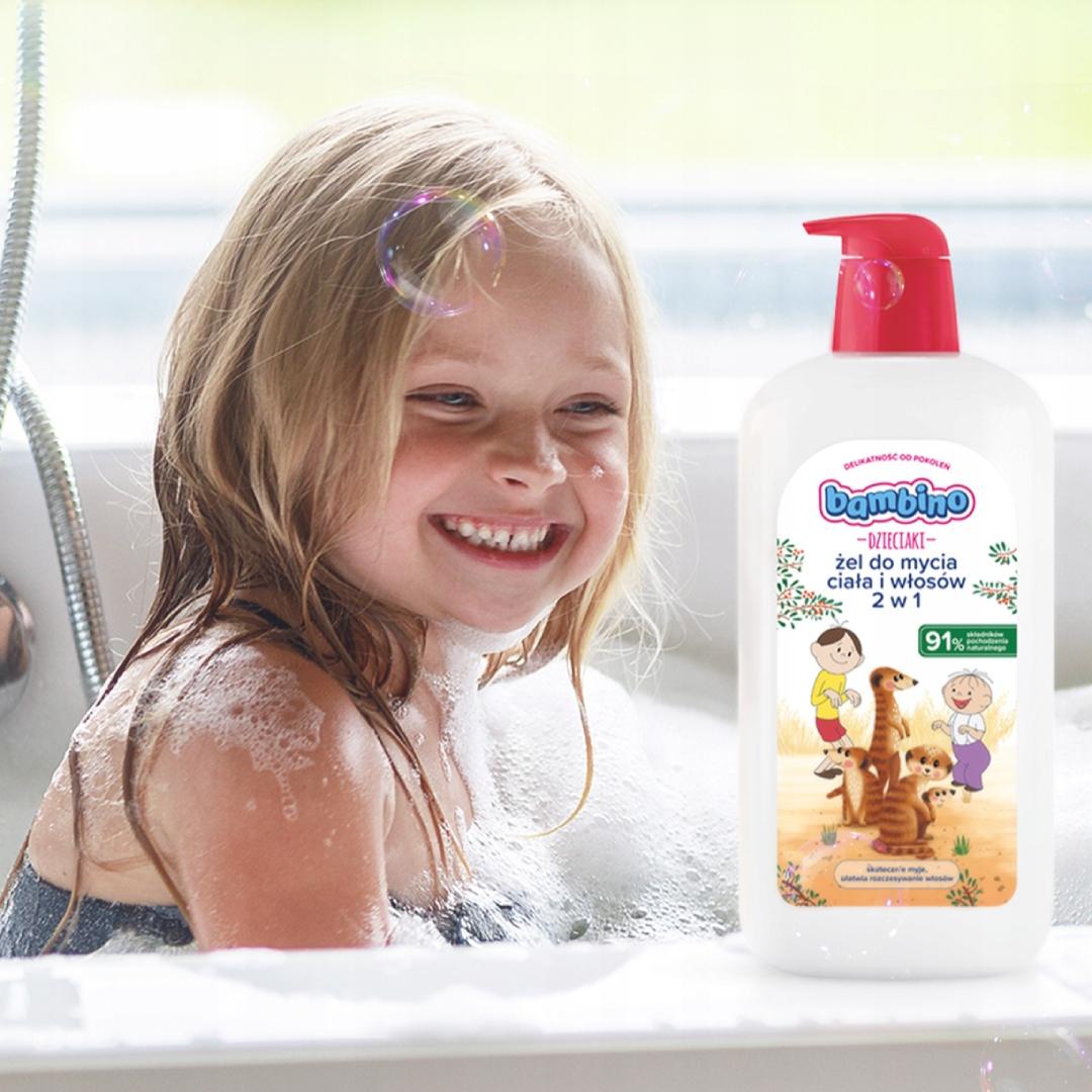 BAMBINO DZIECIAKI Żel do kąpieli dla dzieci 1000ml - obrazek 5