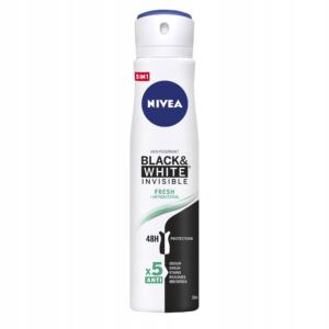 NIVEA BLACK&WHITE INVISIBLE FRESH ANTYPERSPIRANT W SPRAY'U 250 ML