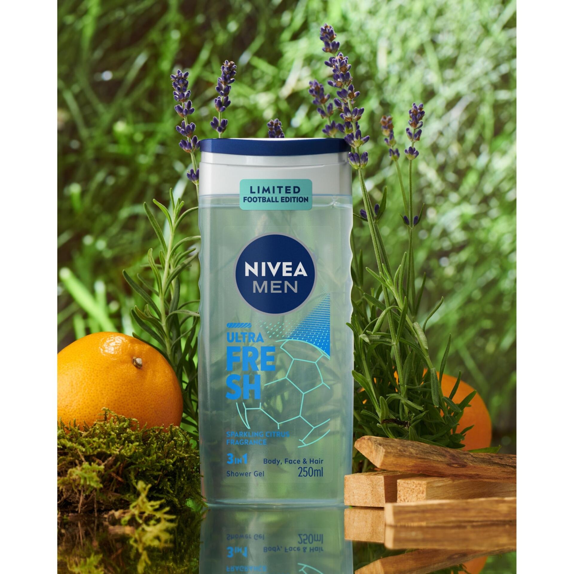 NIVEA MEN Ultra Fresh Żel pod prysznic 250 ml - obrazek 9