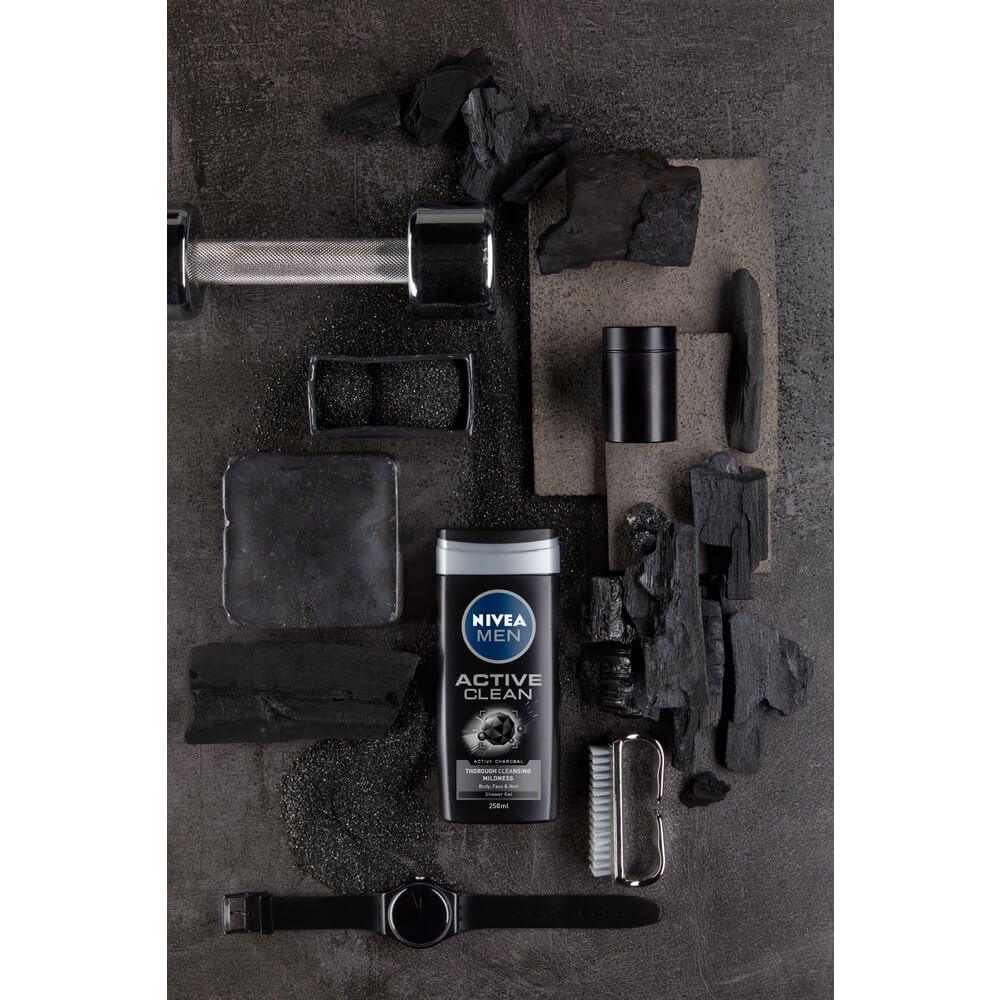 NIVEA MEN Żel pod prysznic Active Clean 500 ml - obrazek 7