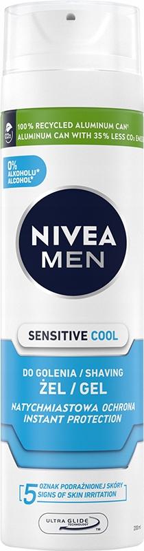 Nivea Men żel do golenia Sensitive Cool Gel 200 ml