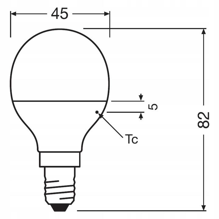 OSRAM Żarówka LED E14 A60 6W = 40W 470lm 4000K Ciepła 360° Filament 3-Pak - obrazek 3
