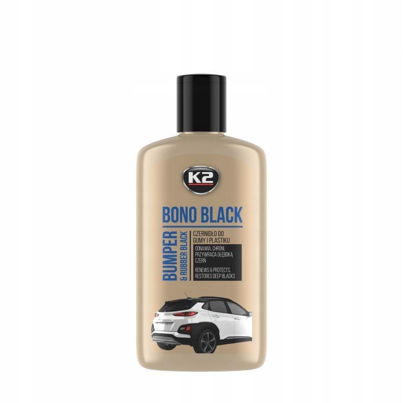 K2 BONO BLACK CZERNIDŁO DO REGENERACJI PLASTIKÓW GUMY ZDERZAKÓW 250ml K030N - obrazek 9