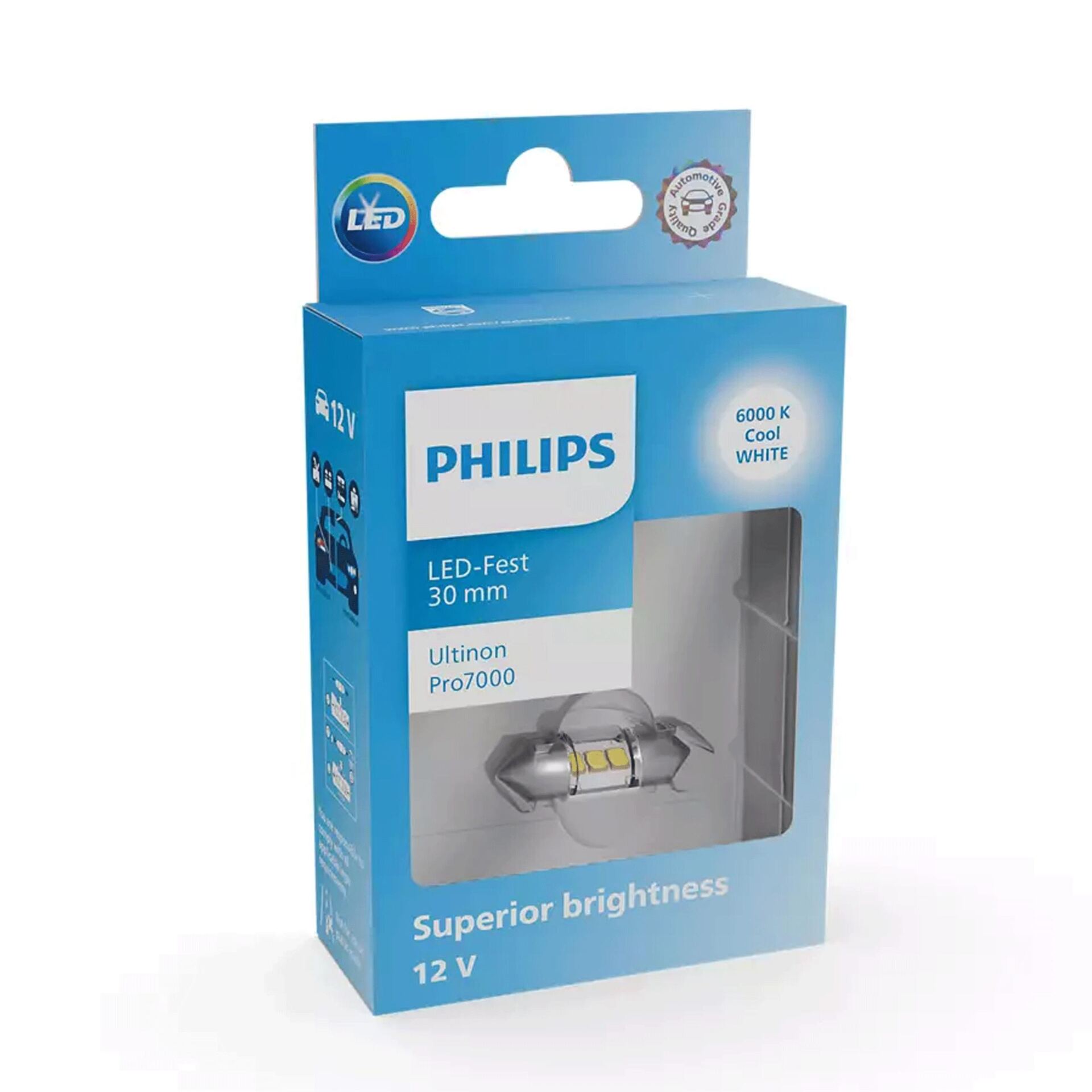 Żarówka Philips LED Ultinon Pro7000 FESTOON 30mm CU70 12V - obrazek 4