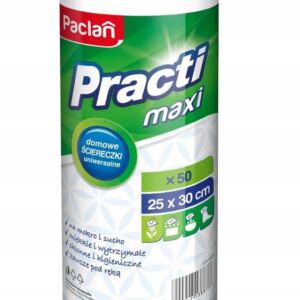 PACLAN Ściereczki PRACTI MAXI na Rolce 50szt Kuchenne