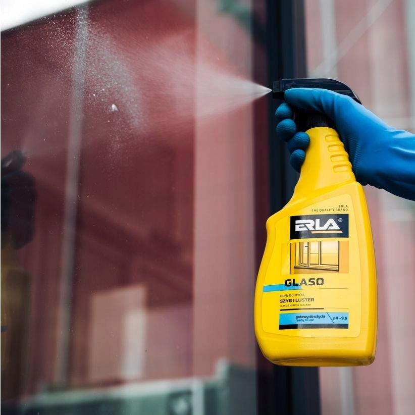 ERLA R1015 GLASO 5L Płyn do mycia powierzchni szklanych Luster Okien Szyb - obrazek 5
