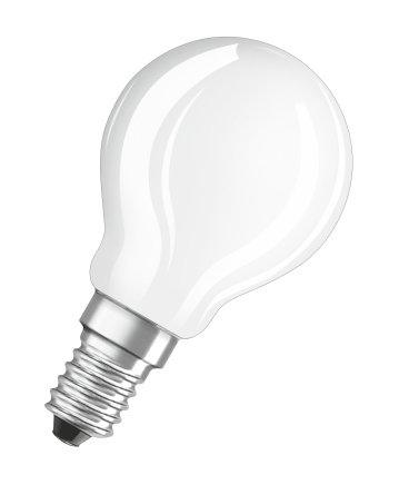 OSRAM ZESTAW 2 SZTUK ŻARÓWKI LED E14 4W P45 470LM BARWA CIEPŁA KULKA - obrazek 8