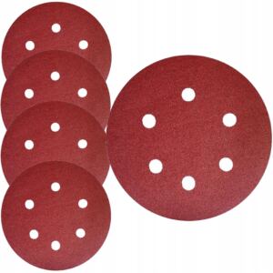 AEG Tarcze Ścierne na Rzep 6 Otworów 5 sztuk