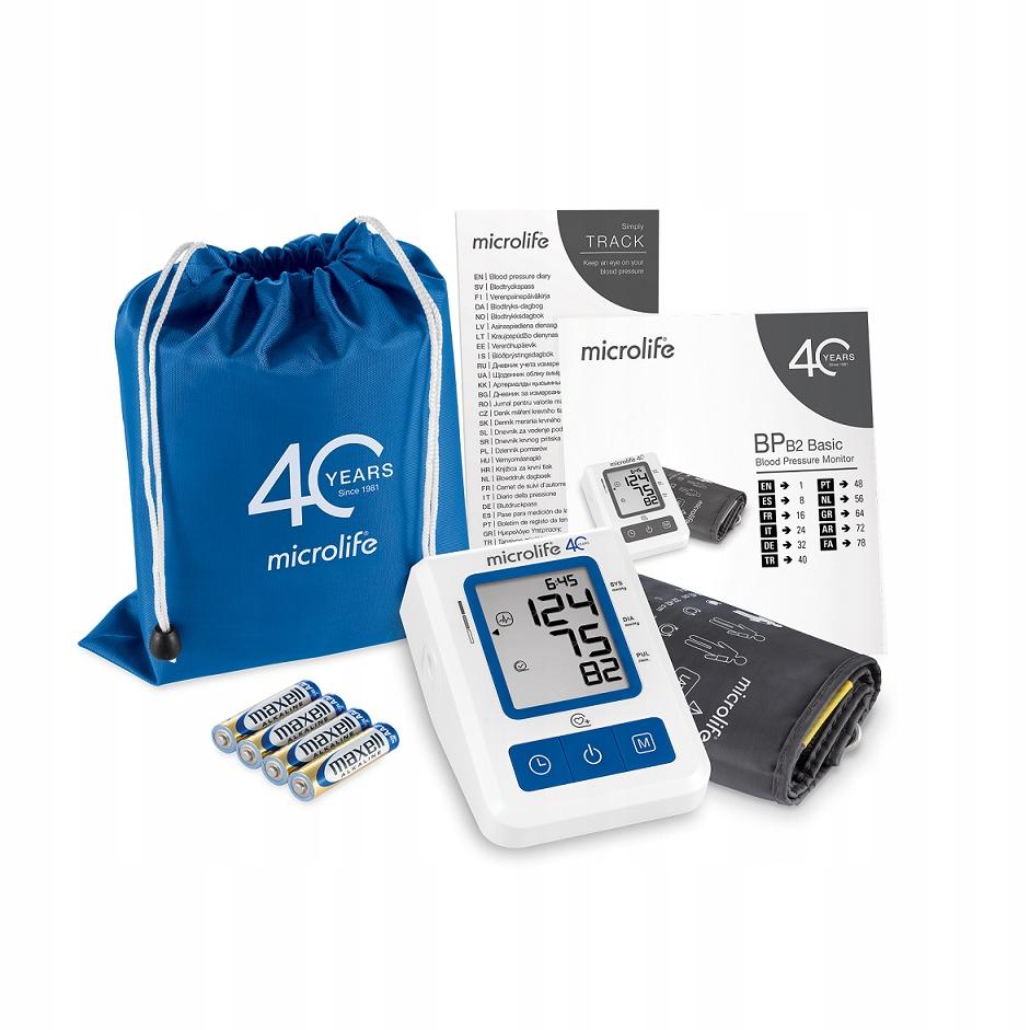 Microlife Ciśnieniomierz Naramienny Elektroniczny BP B2 Basic+zasilacz - obrazek 4