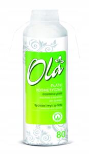 OLA PŁATKI KOSMETYCZNE miękkie wytrzymałe 80 sztuk
