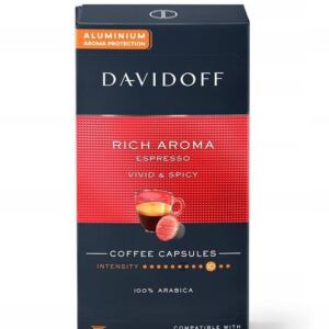 Davidoff Rich Aroma Kapsułki z Kawą do Systemu Nespresso 10 szt. Arabika