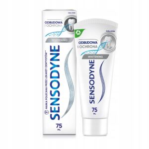Sensodyne Odbudowa i Ochrona Whitening pasta do zębów nadwrażliwych 75 ml