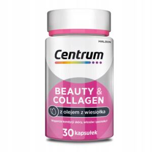 Multiwitamina Centrum Beauty & Collagen z olejkiem z wiesiołka 30 tabletek