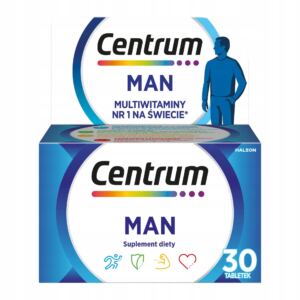 Multiwitamina Centrum Man witaminy minerały Suplement diety 30 tabletek