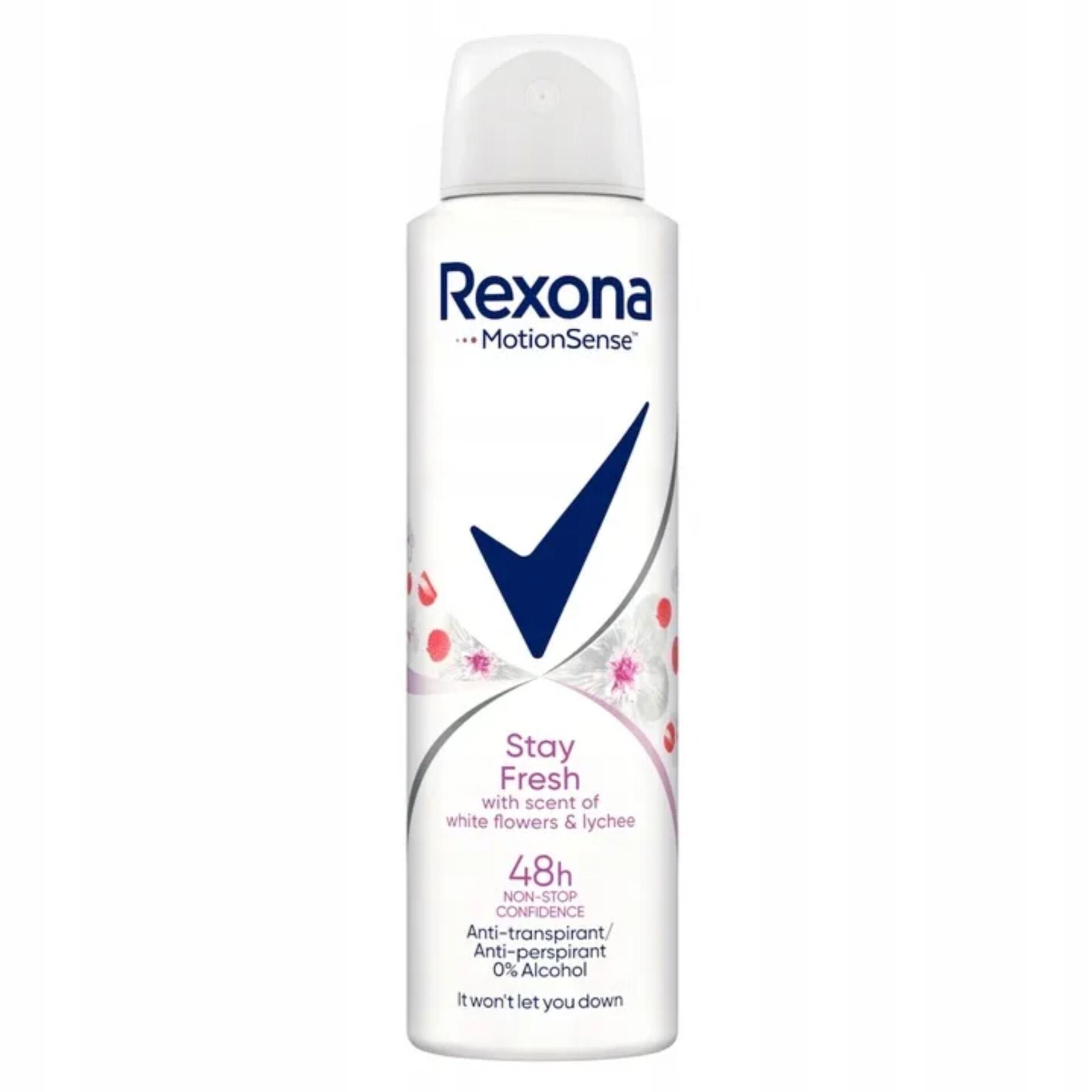 Rexona White Flower Lychee Antyperspirant Damski Dezodorant w Sprayu 150ml