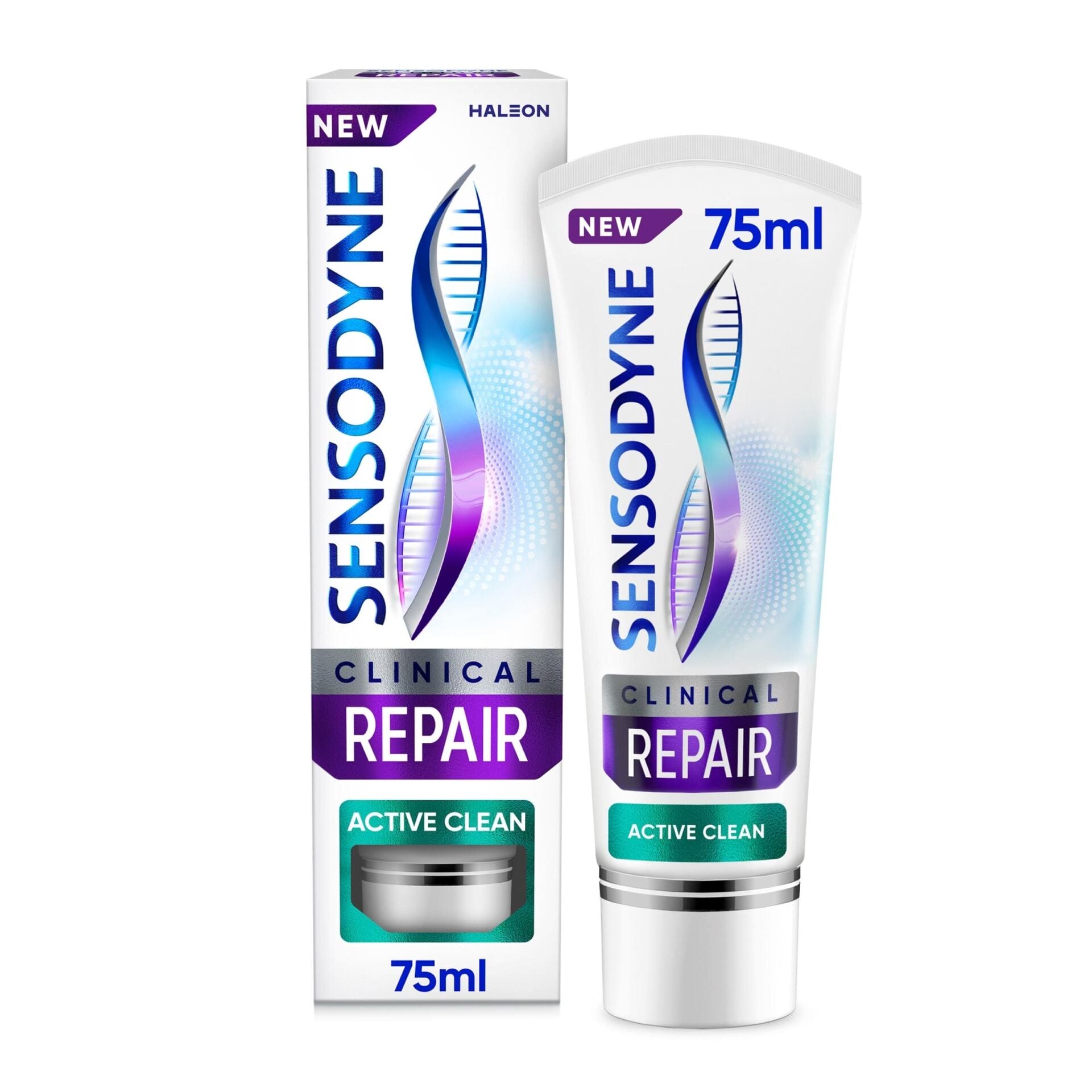 Sensodyne Pasta do zębów Clinical REPAIR Active Clean na nadwrażliwość 75ml - obrazek 3
