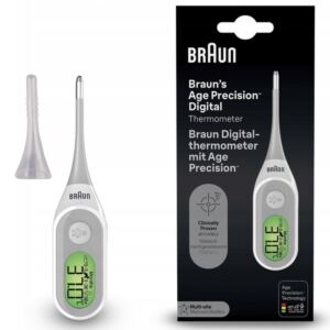 Braun PRT2000 Termometr elektroniczny z giętką końcówką szybki i dokładny