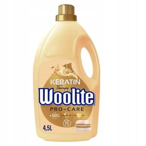 WOOLITE P艁YN DO PRANIA BIELI I KOLORU PRO-CARE Z KERATYN膭 75 PRA艃 4.5L