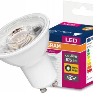 Osram 偶ar贸wka LED GU10 6,9W=50W 575lm 2700K 120掳