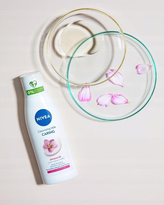 NIVEA ŁAGODNE MLECZKO OCZYSZCZAJĄCE CERA SUCHA I WRAŻLIWA 200 ml - obrazek 3