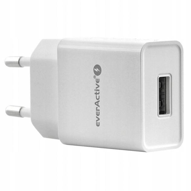 everActive MOCNA wydajna ładowarka sieciowa zasilacz USB SC-200 2.4A 12W - obrazek 2