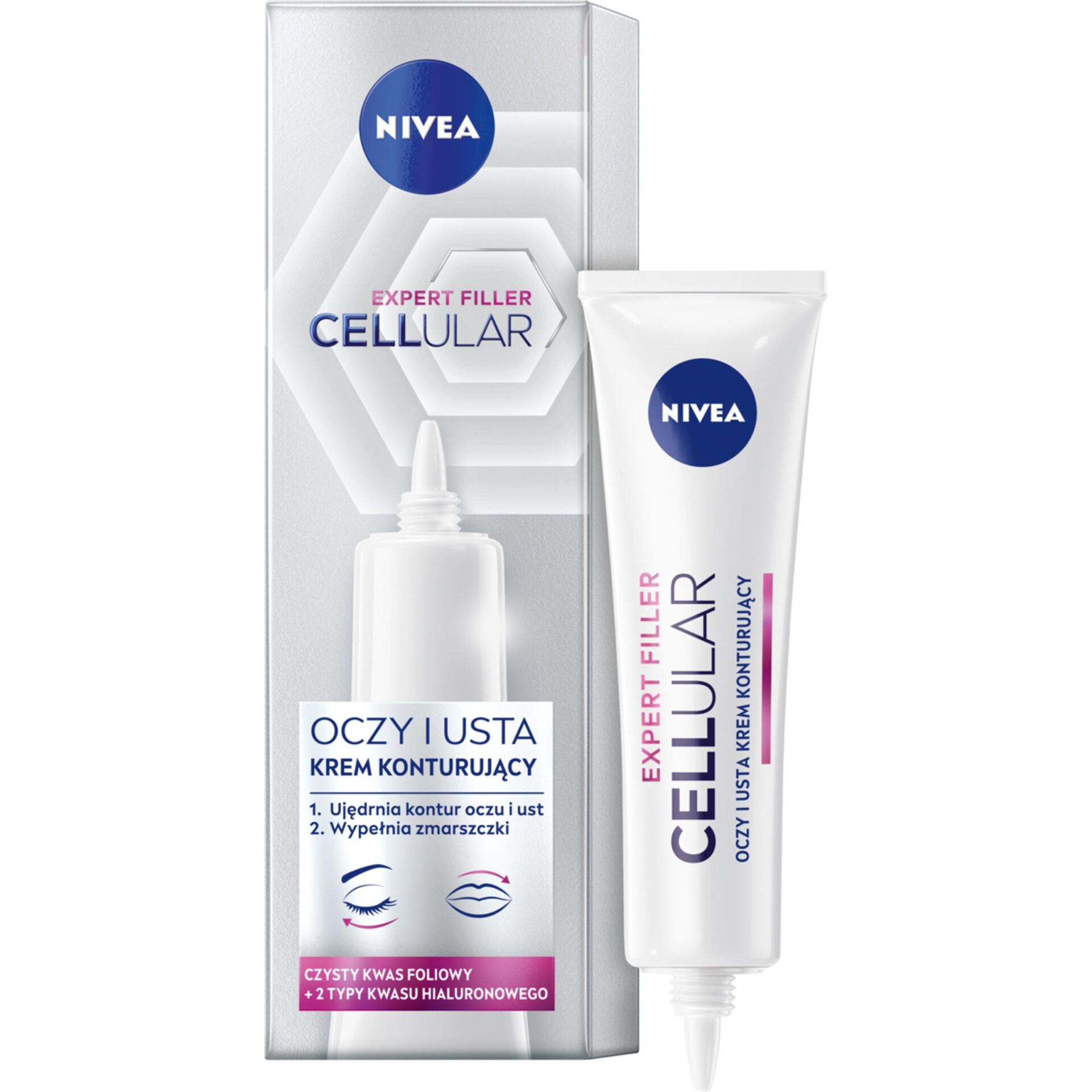 NIVEA Hyaluron Cellular Filler Przeciwzmarszczkowy krem pod oczy 15 ml - obrazek 10