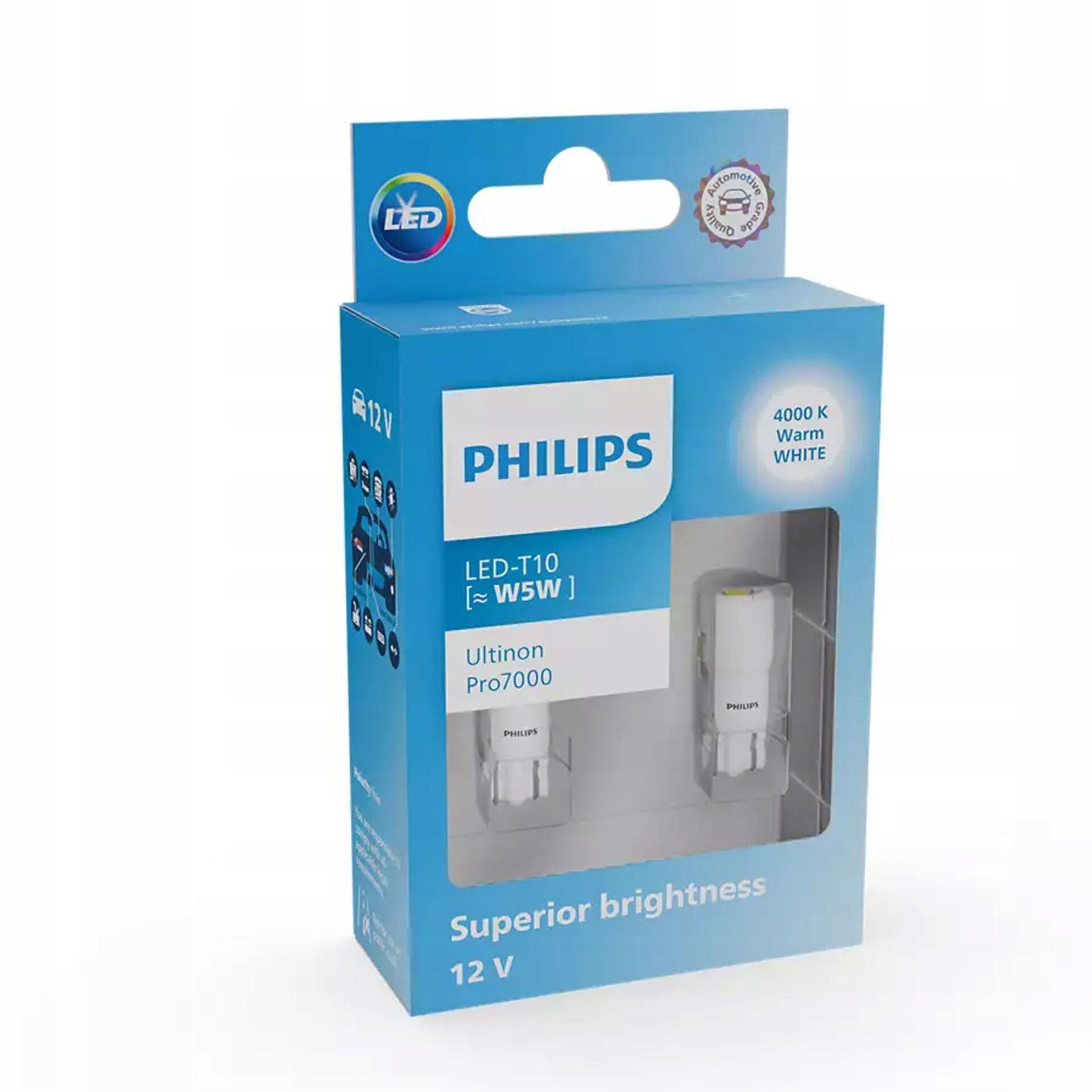 Żarówki Philips LED Ultinon Pro7000 W5W WU70 12V - obrazek 4