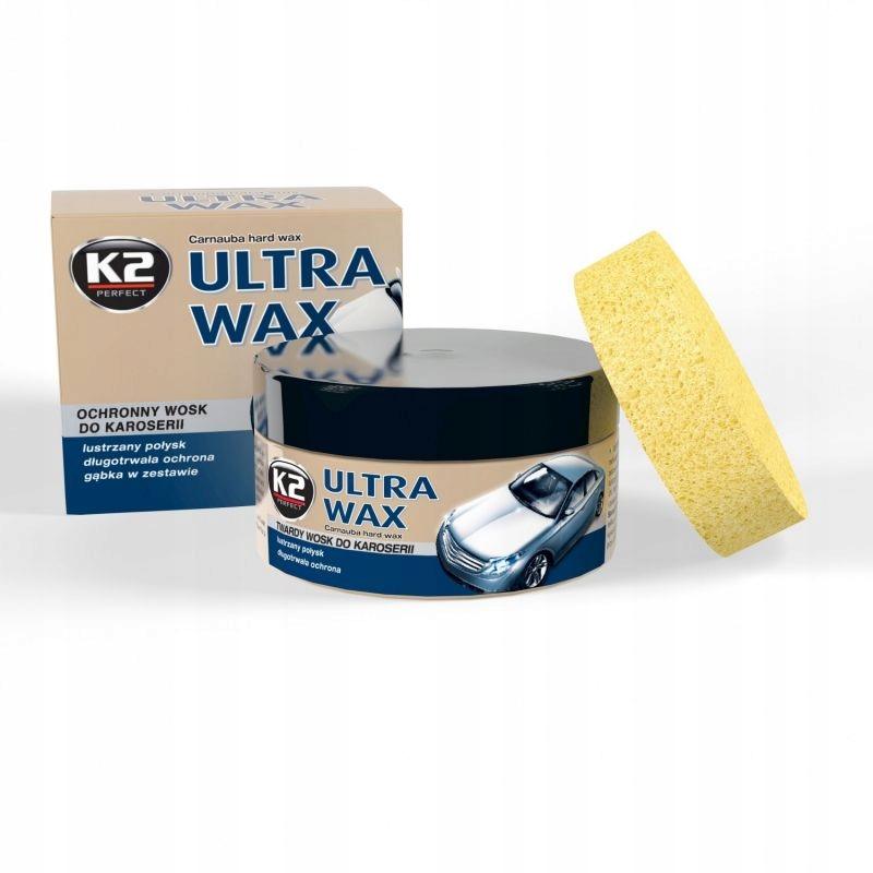 K2 ULTRA WAX TWARDY WOSK DO NABŁYSZCZANIA I OCHRONY LAKIERU CARNAUBA 250G - obrazek 14