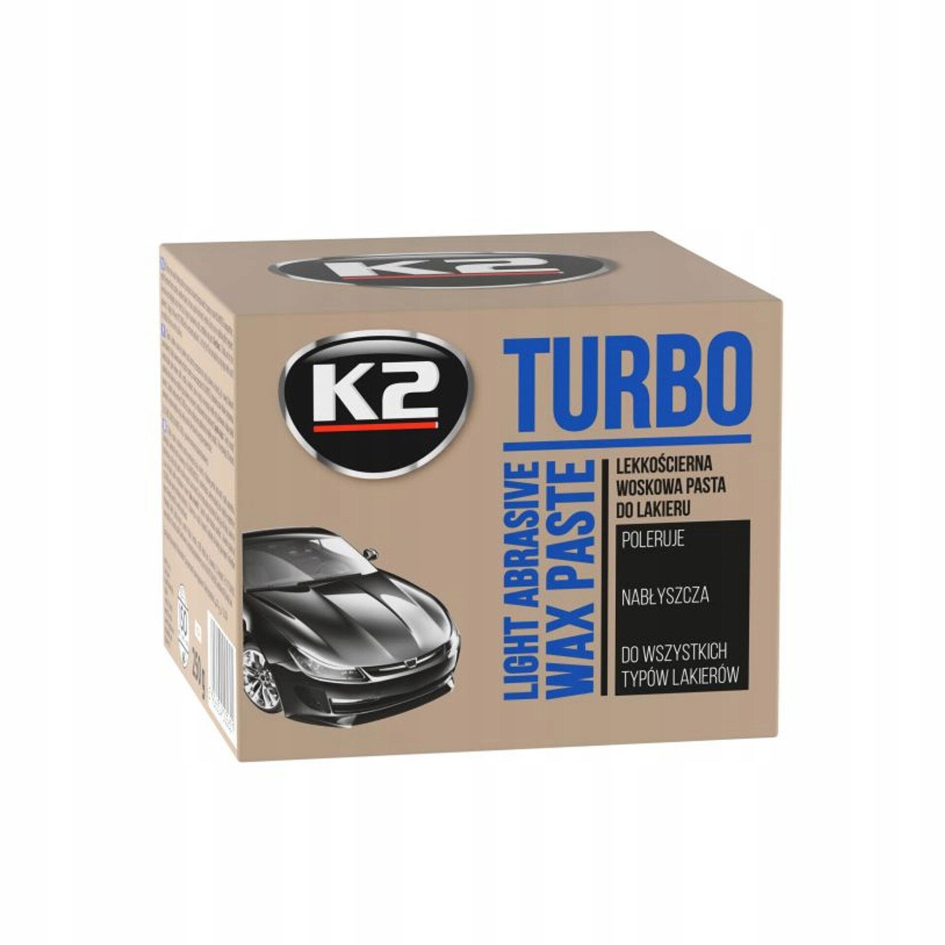 K2 Turbo Pasta do Polerowania Lakieru Samochodu Turbo 250g K004 - obrazek 2