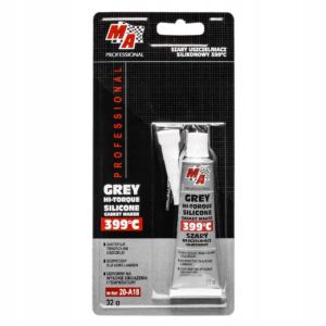 MA PROFESSIONAL Uszczelniacz Silikonowy Szary 399°C-32g "bezoctowy"