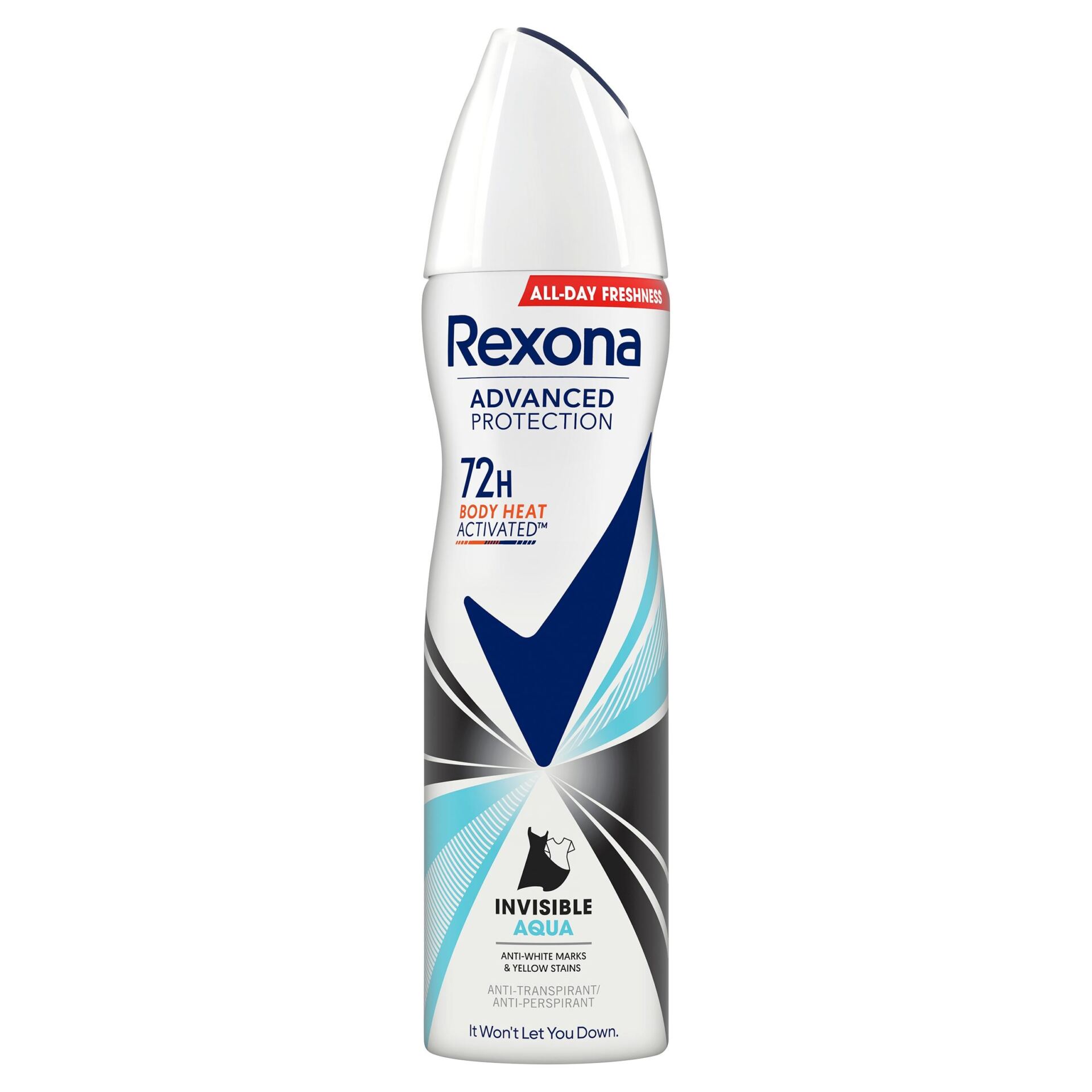 Rexona Advanced Protection Invisible Aqua Dezodorant damski spray 150 ml - obrazek 2