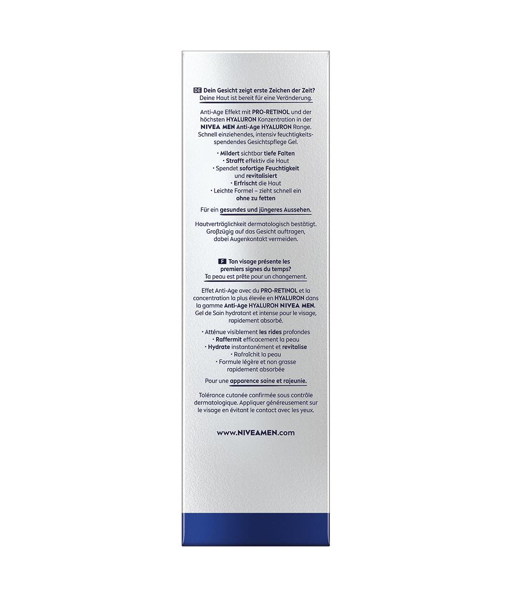 NIVEA MEN HYALURON Przeciwzmarszczkowy Żel do twarzy, 50 ml - obrazek 12